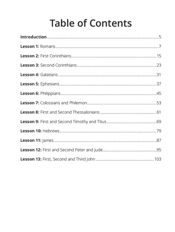 New Testament Epistles (Faith Builder Series, 9:3)