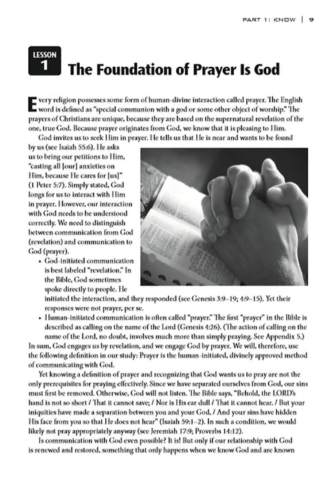 Devoted to Prayer - Downloadable Single User PDF