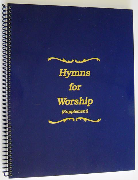 Hymns for Worship Supplement Hymnal - Spiral Bound Large Print