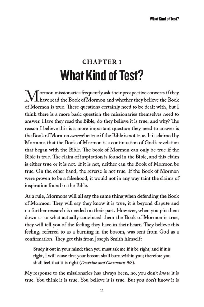 Mormonism: Will It Stand the Test?