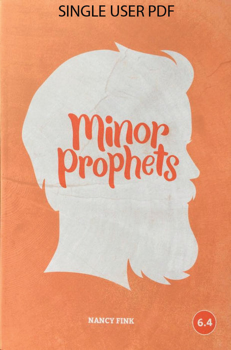 Minor Prophets (Faith Builder Series, 6:4) - Downloadable Single User PDF