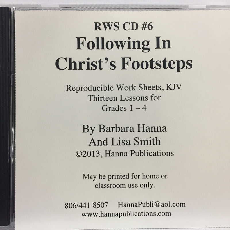 Following in Christ's Footsteps (Book of Mark) CD (op)
