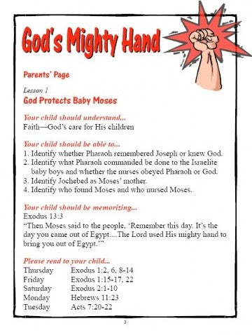 God's Mighty Hand Level 2 Student Book - Exodus