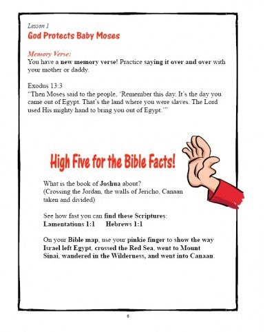 God's Mighty Hand Level 3 Student book - Exodus