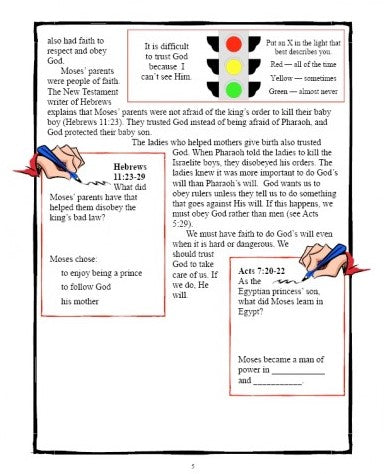 God's Mighty Hand Level 4 Student book - Exodus