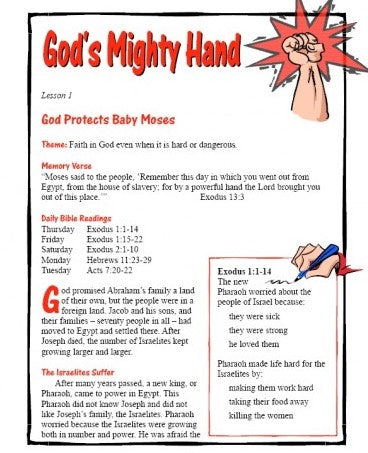 God's Mighty Hand Level 4 Student book - Exodus