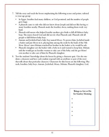 God's Mighty Hand Teacher's Manual - Exodus