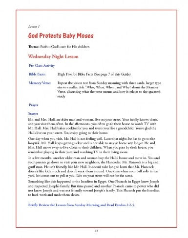 God's Mighty Hand Teacher's Manual - Exodus