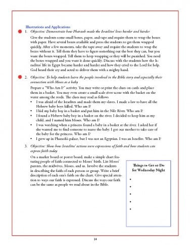 God's Mighty Hand Teacher's Manual - Exodus