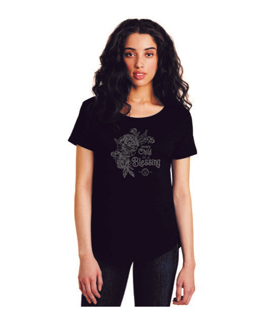 Sacred Selections Ladies Tee - Every Child Is A Blessing