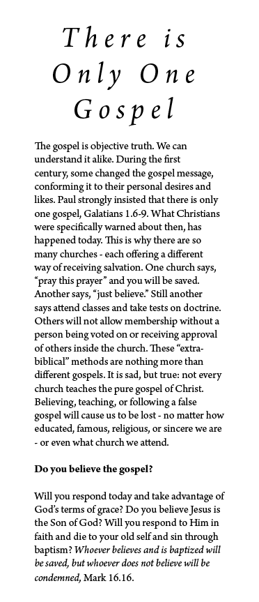 Does Every Church Teach the Gospel?