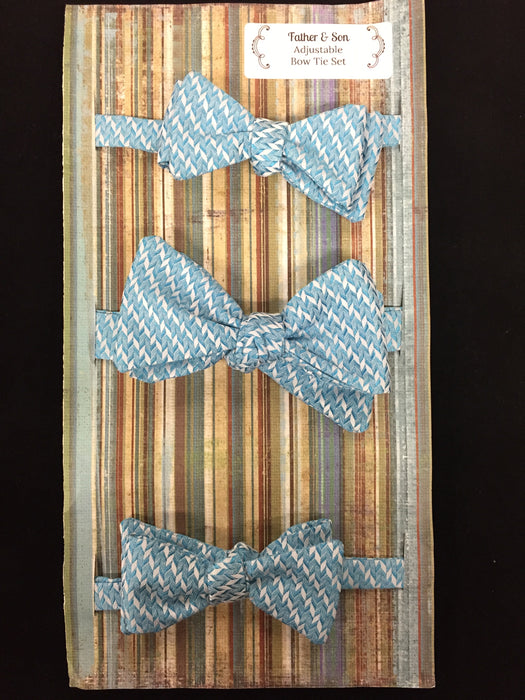 Sacred Selections Father & Son Adjustable Bow Tie Set