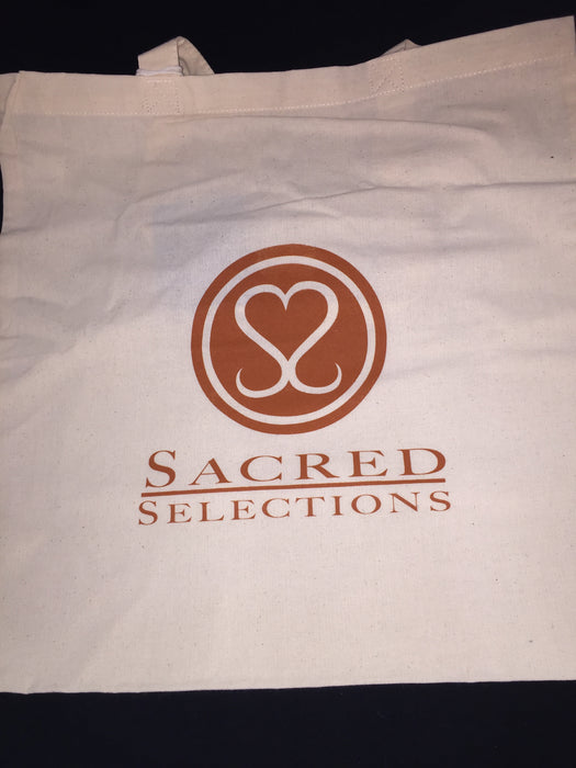 Sacred Selections Cotton Sheeting Tote Bag