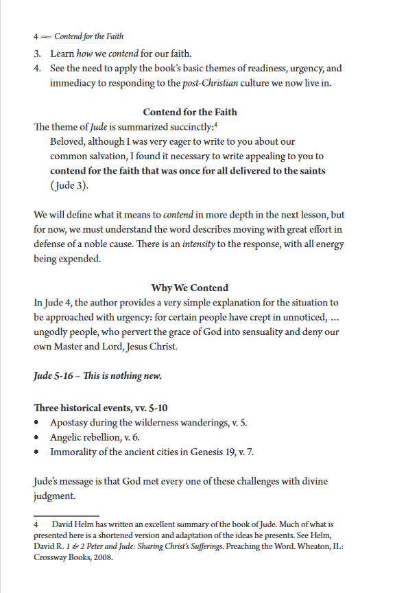 Contend for the Faith: Jude