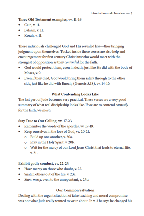 Contend for the Faith: Jude