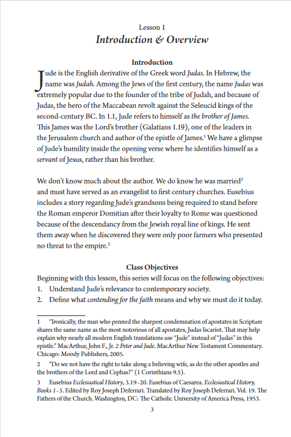 Contend for the Faith: Jude