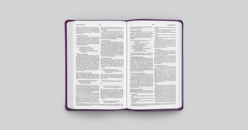 ESV Value Thinline Bible Purple Trutone