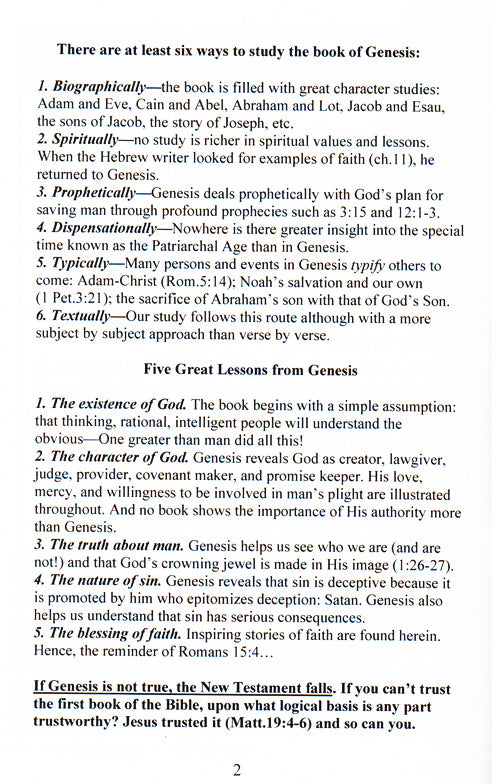 Genesis: This Is My Father's World - Vol 1 — One Stone Biblical