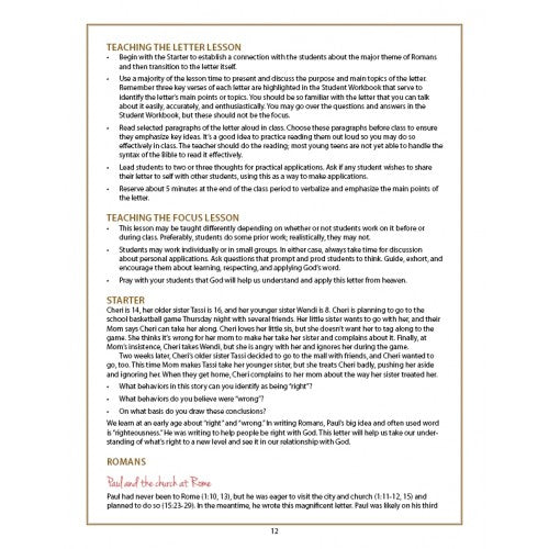 Letters from Heaven Young Teen Teacher Manual