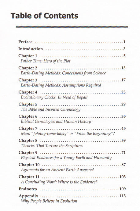 Table of Contents
