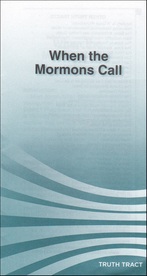 When the Mormons Call