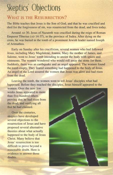 Evidence for the Resurrection Pamphlet