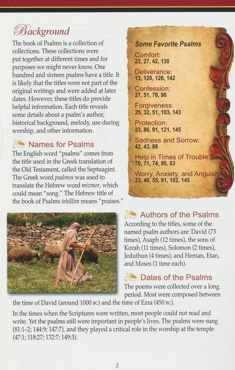 Psalms Pamphlet: In God's Presence