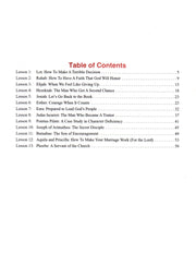 Minor Bible Characters Table of Contents