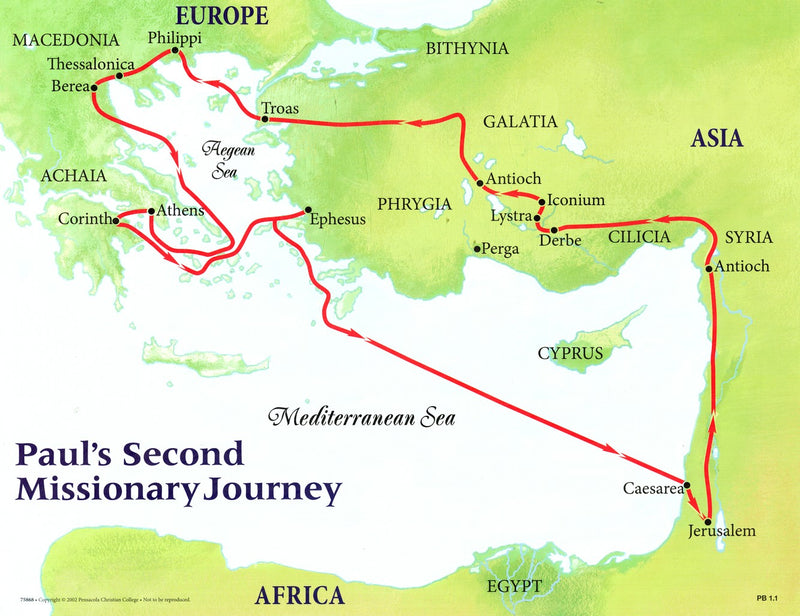 Life of Paul Series 2 - Abeka Flash-A-Card (top, no date)