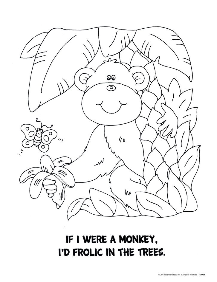 If I Were a Butterfly Coloring Book Ages 2-4 (op)