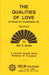 The Qualities of Love: A Study of I Corinthians 13