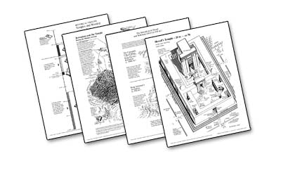 Jerusalem At the Time Of Jesus Wall Chart Laminated
