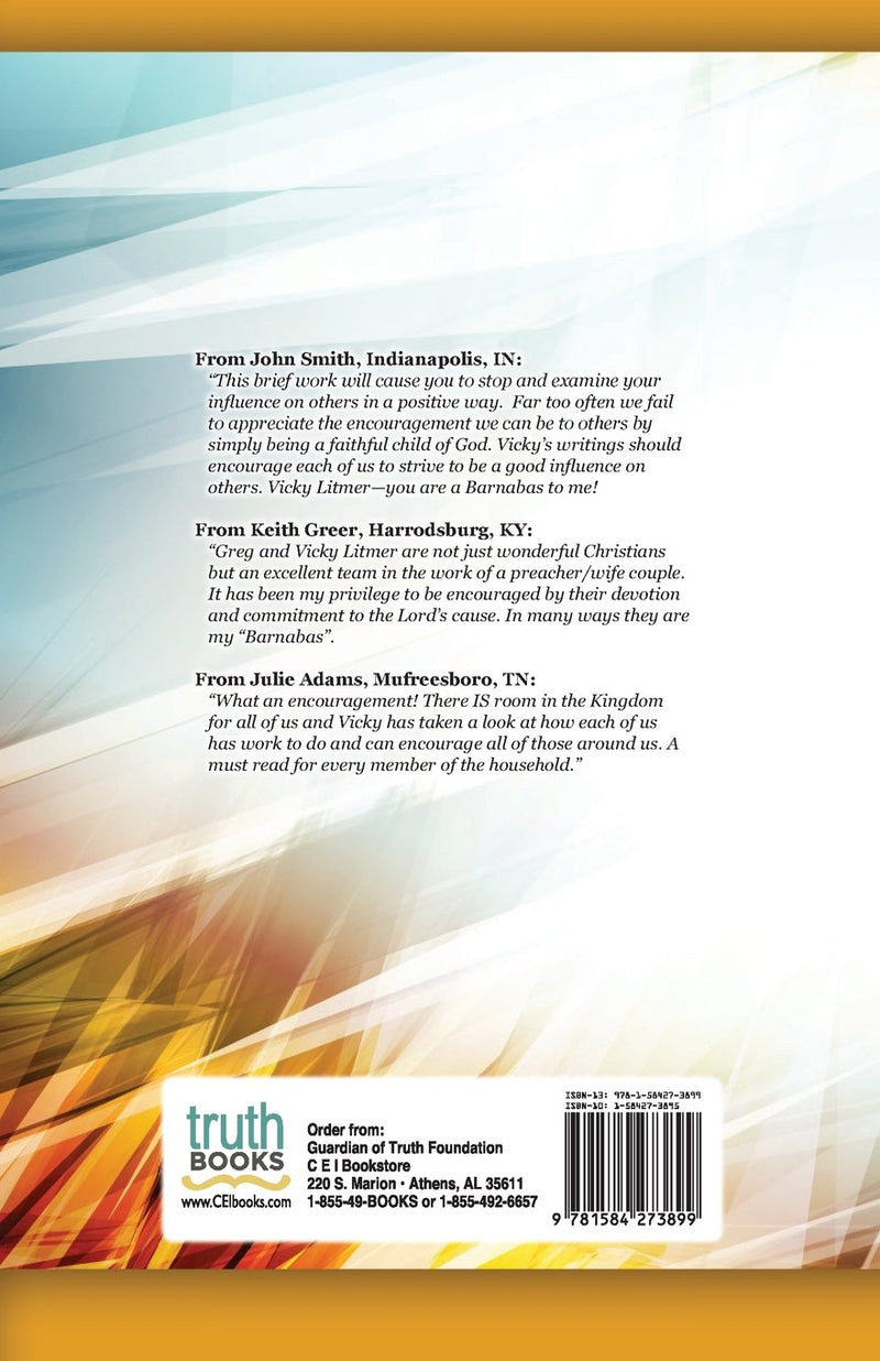 You Are a Barnabas To Me