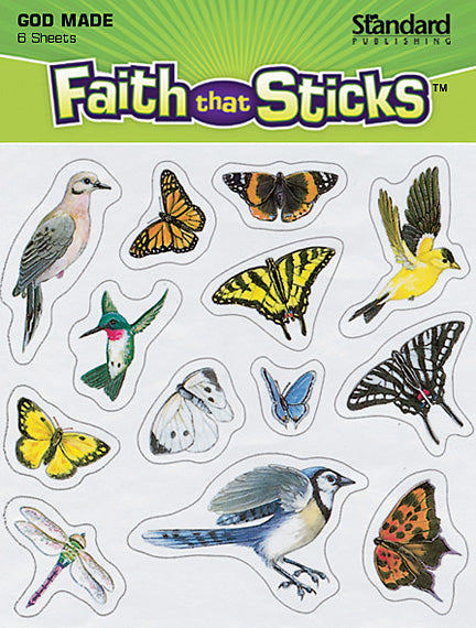 Garden Birds and Butterflies Stickers