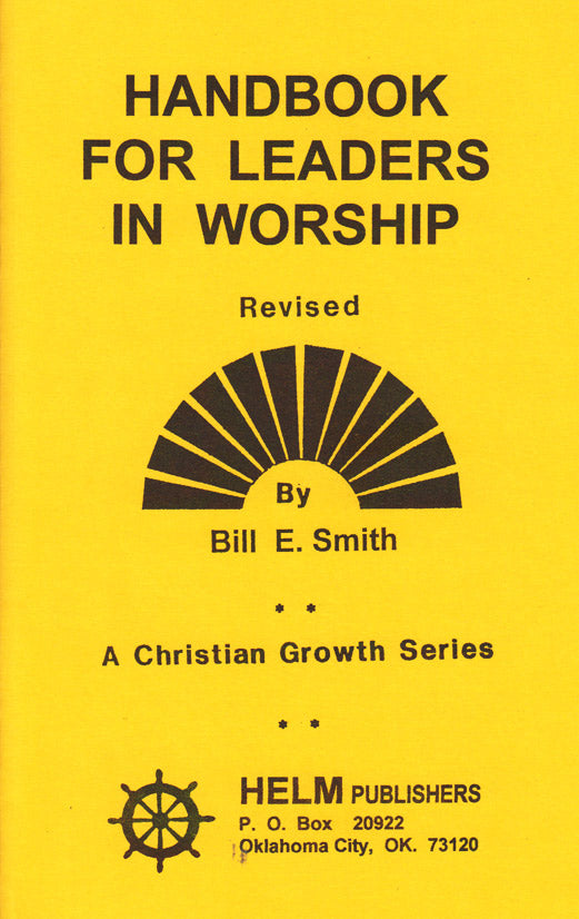 Handbook For Leaders In Worship — One Stone Biblical Resources