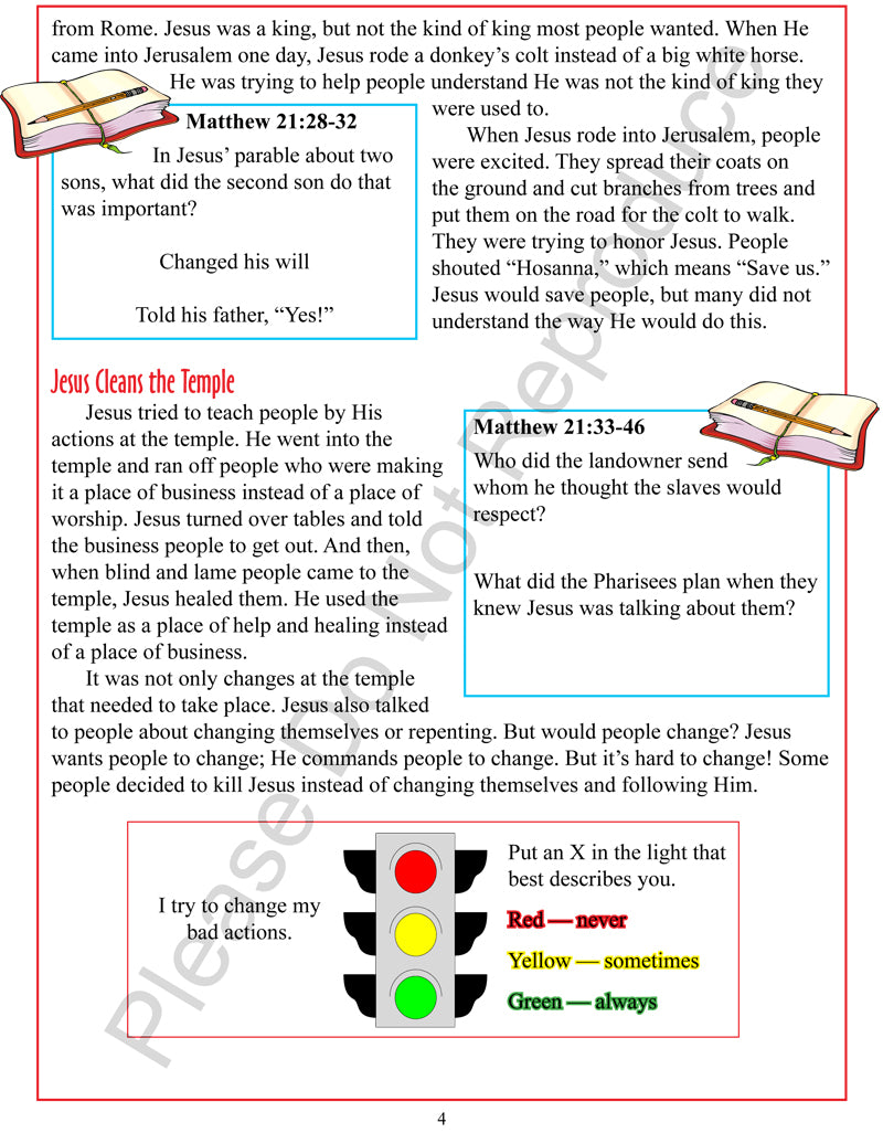 Lesson One Sample page 2