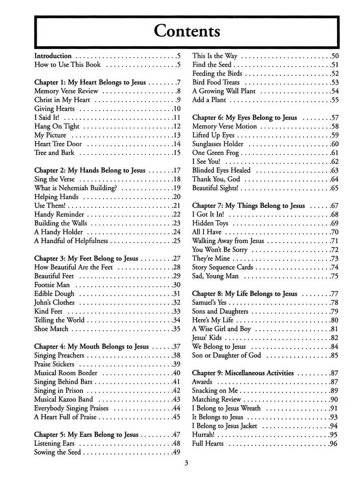 Instant Bible Lessons for Preschoolers: I Belong to Jesus