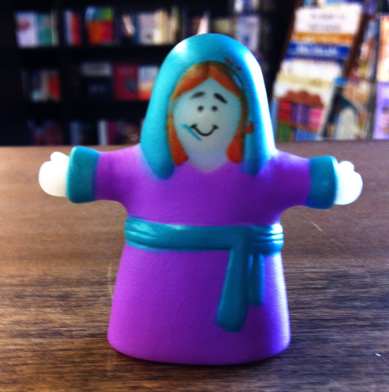 Finger Puppet - Woman (Purple)