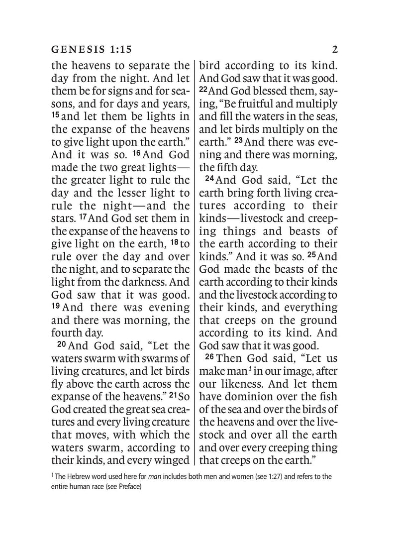 ESV Super Giant Print Black TruTone