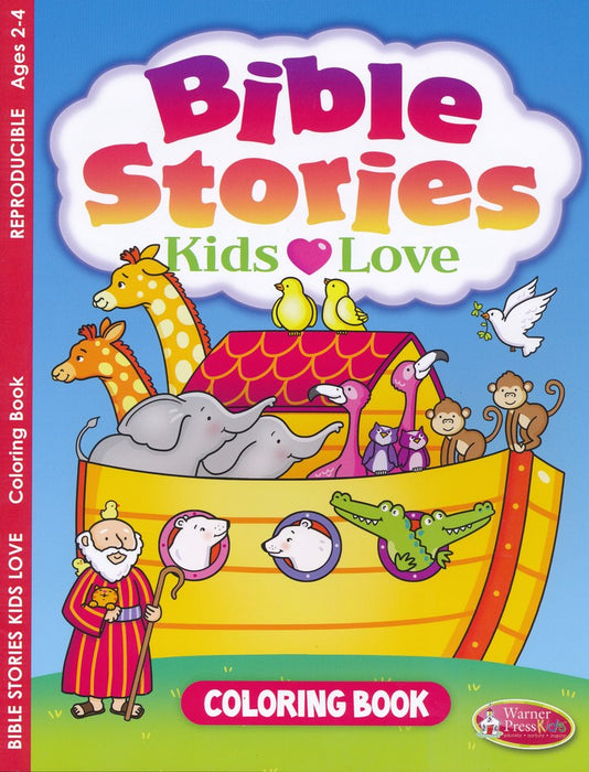Bible Stories Kid's Love Coloring Book