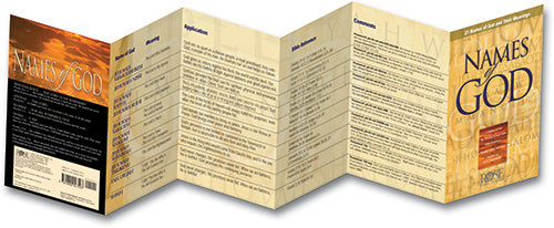 Names of God Pamphlet