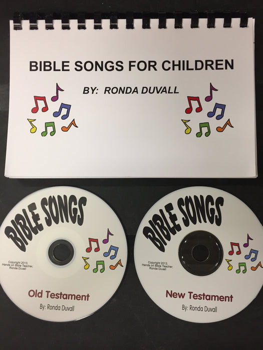 Bible Songs for Children (flip book and CDs)