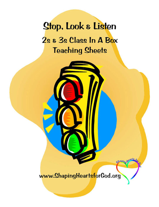 Stop, Look & Listen Teaching Sheets - Life of Christ
