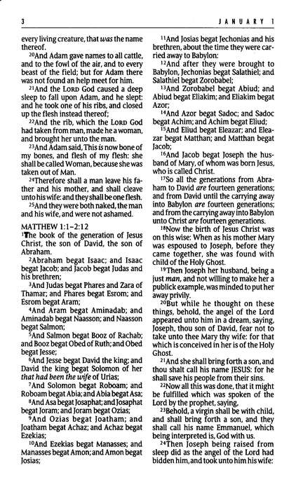 The One Year Bible - KJV