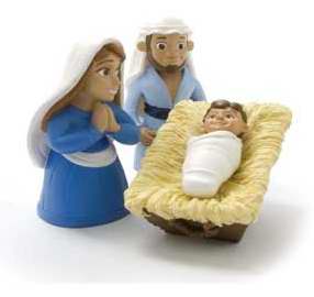 Mary, Joseph & Baby Jesus Figurine Set - Tales of Glory