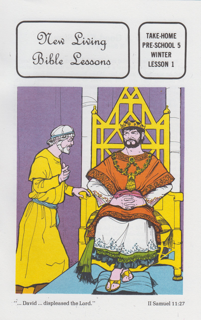 PRESCHOOL 5-2 TH - David and Solomon