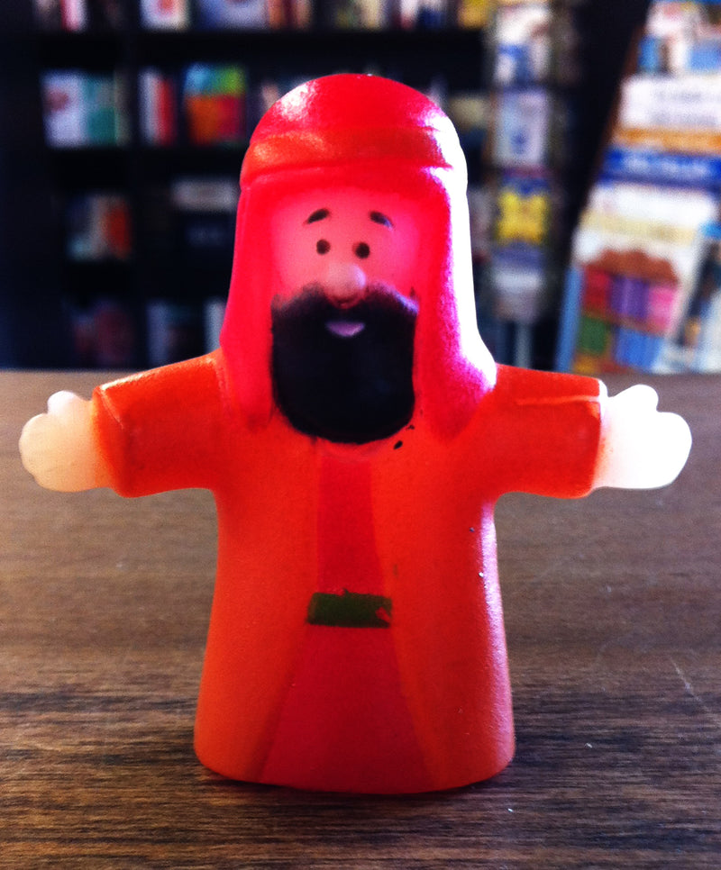 Finger Puppet - Man (Orange)