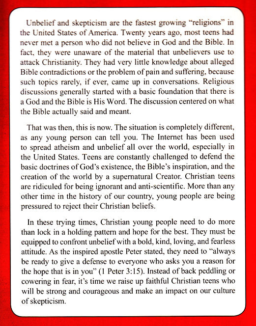 Always Be Ready: Equipping Young People to Deal with Unbelief