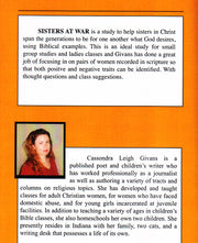 Sisters At War Back Cover