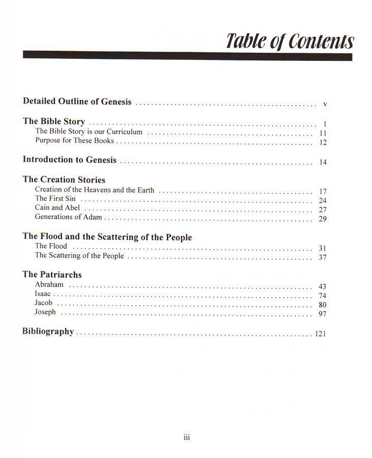Table of Contents